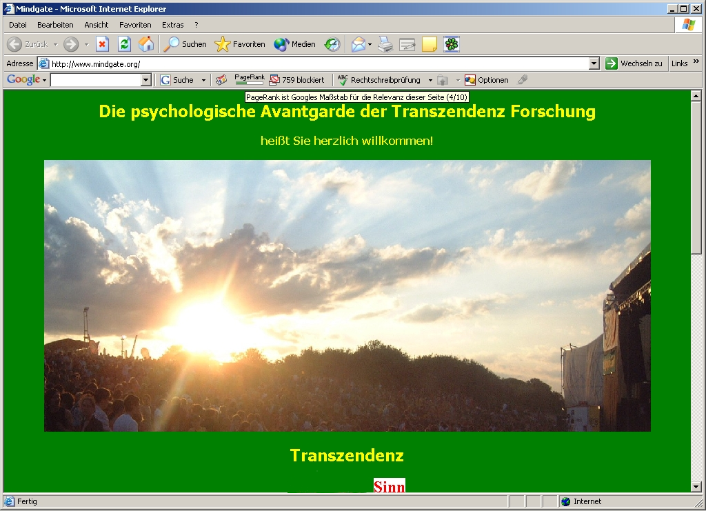 mindgate.org transzendenz forschung 